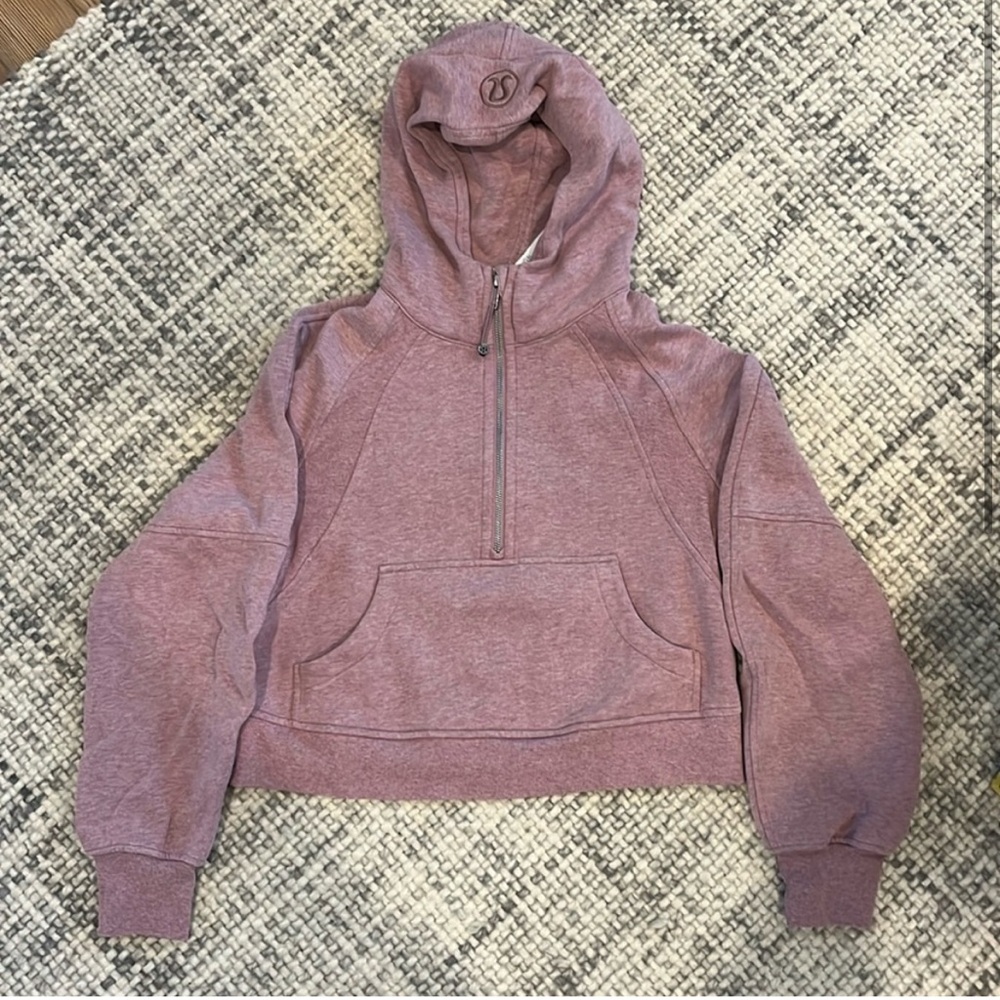Lululemon Athletica Mauve Half-Zip Hoodie